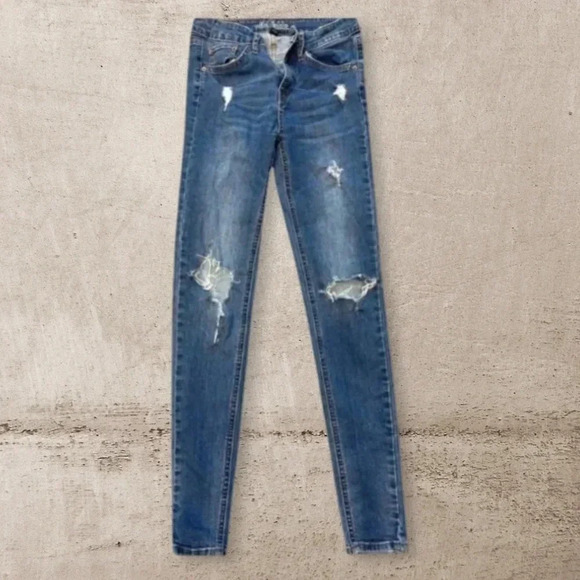 Wild fable leggings size 2, distressed Jeggings. - Picture 1 of 4